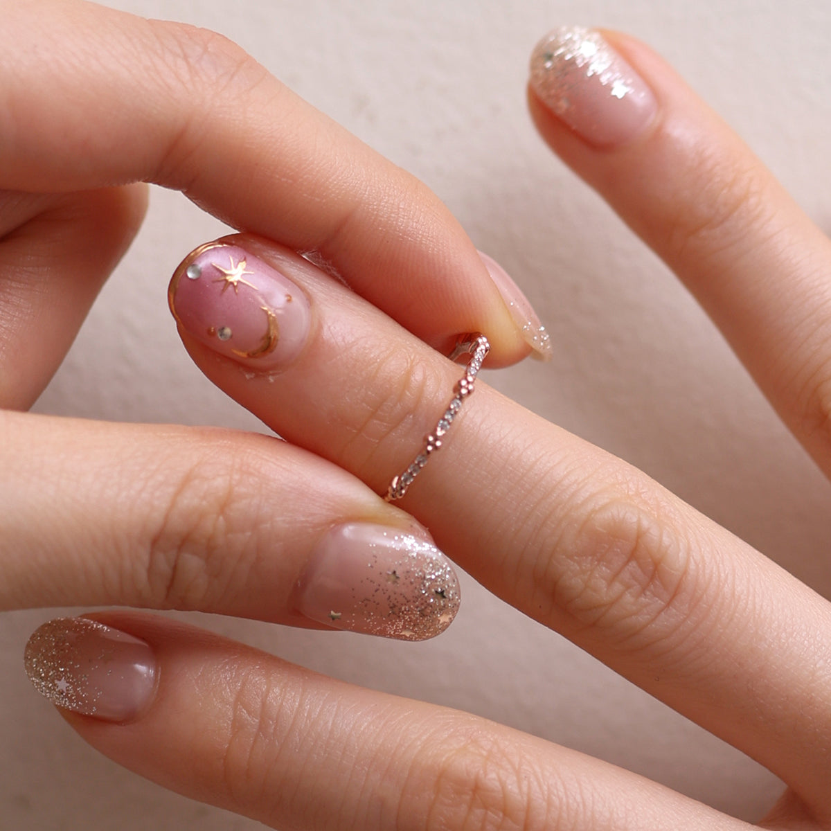 Dainty Cubic Band Ring